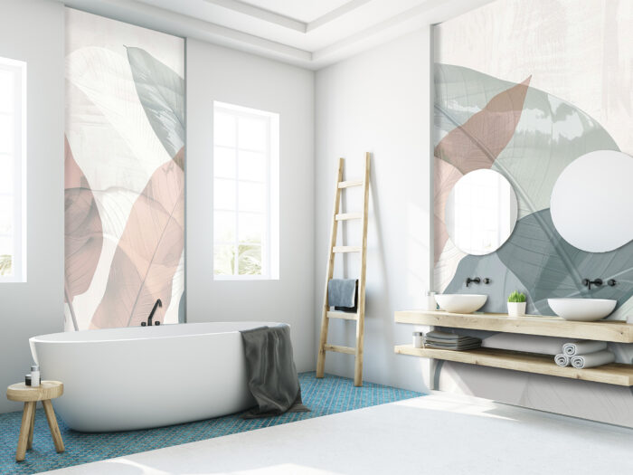 Wandverkleidung Natur in Pastell