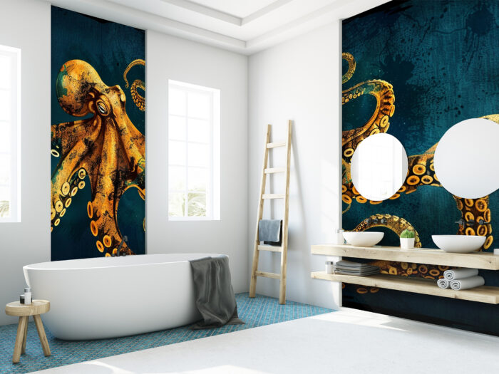 Wandverkleidung_Tiefseewesen Wandverkleidung Tiefseewesen