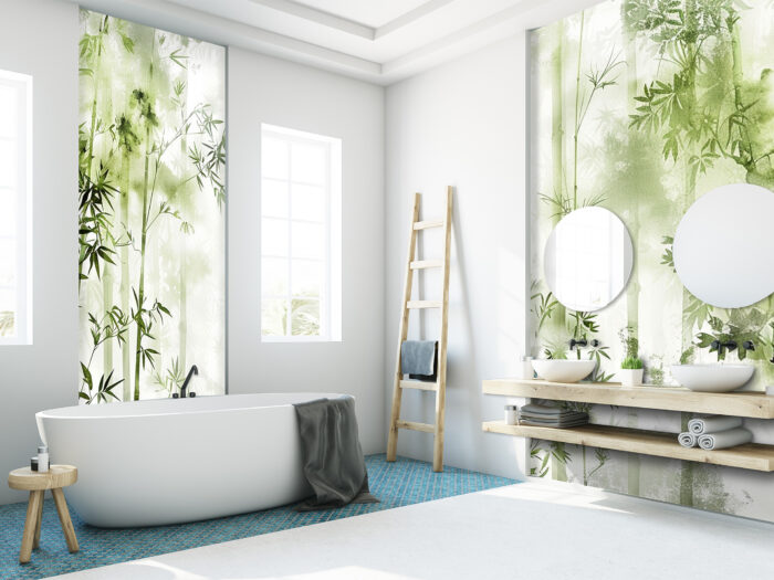 Wandverkleidung Bambuswald