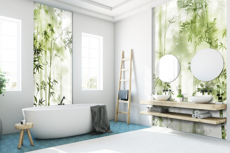 Wandverkleidung Bambuswald