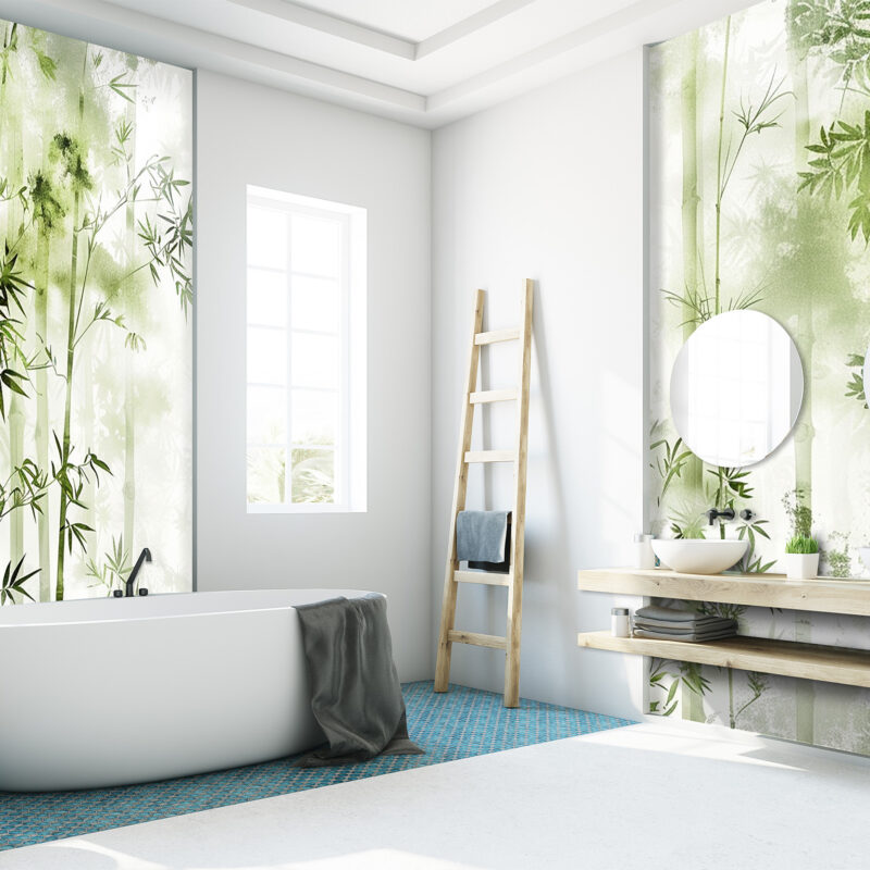 Wandverkleidung Bambuswald