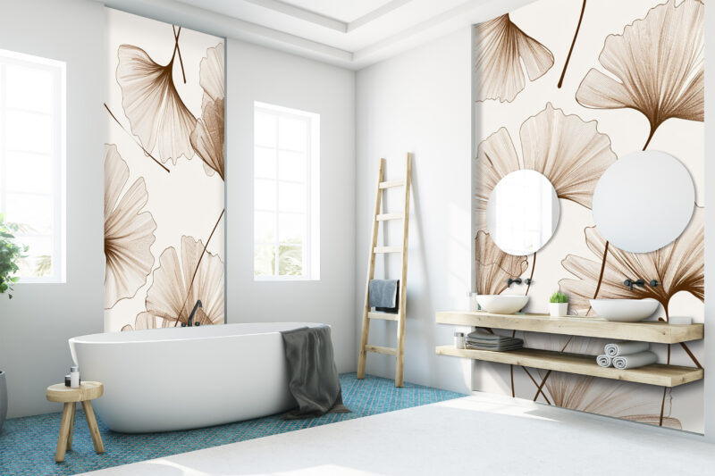 Wandverkleidung_gingko-Studie Wandverkleidung Ginkgo Studie