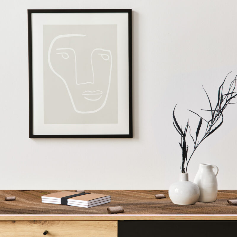 Auflegeglas für Kommoden Heuballen