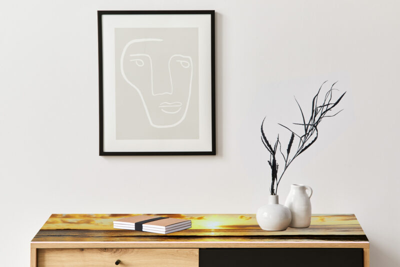 Auflegeglas für Kommoden Meeresstrand