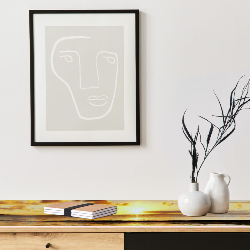 Auflegeglas für Kommoden Meeresstrand