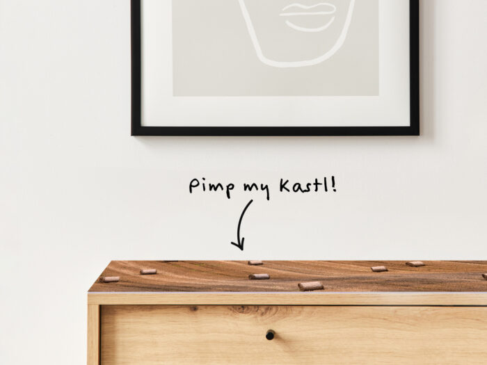 Auflegeglas für Kommoden Heuballen