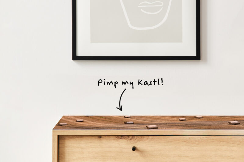 Auflegeglas für Kommoden Heuballen