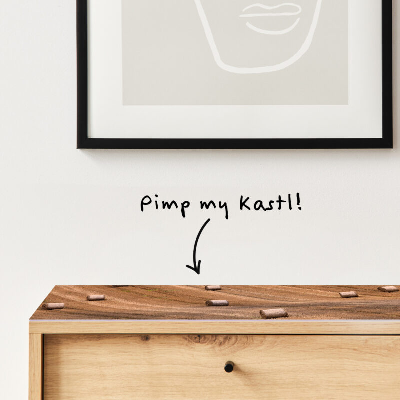 Auflegeglas für Kommoden Heuballen