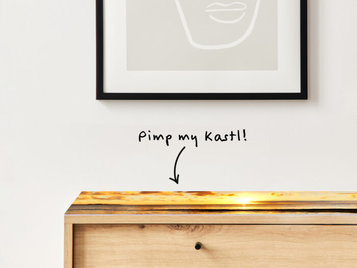 Auflegeglas für Kommoden Meeresstrand