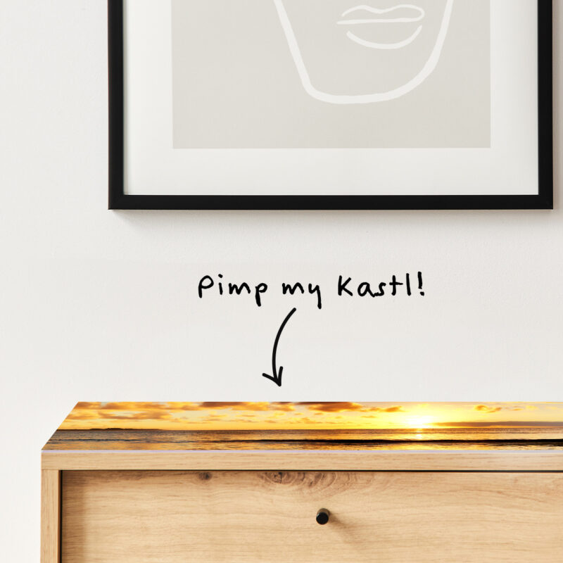 Auflegeglas für Kommoden Meeresstrand