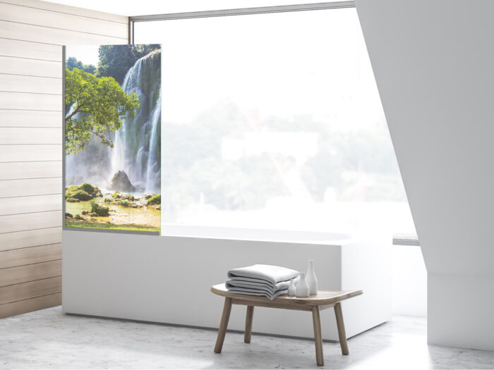 Duschtrennwand für Badewannen Ewiges Rauschen