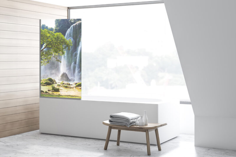 Duschtrennwand für Badewannen Ewiges Rauschen