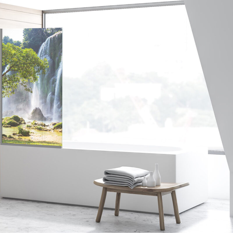 Duschtrennwand für Badewannen Ewiges Rauschen