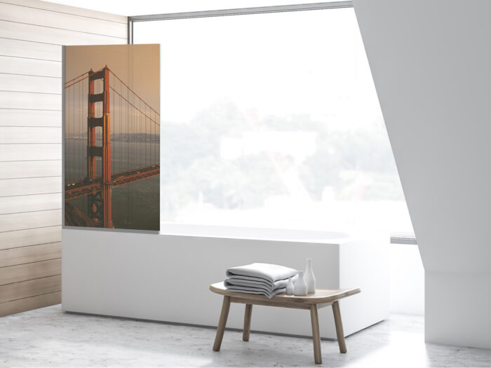 Duschtrennwand für Badewannen Golden Gate Bridge