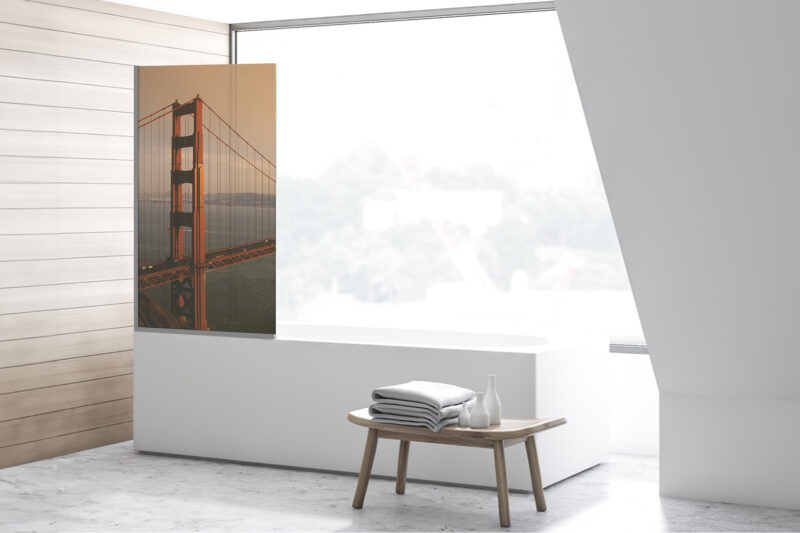 Duschtrennwand für Badewannen Golden Gate Bridge
