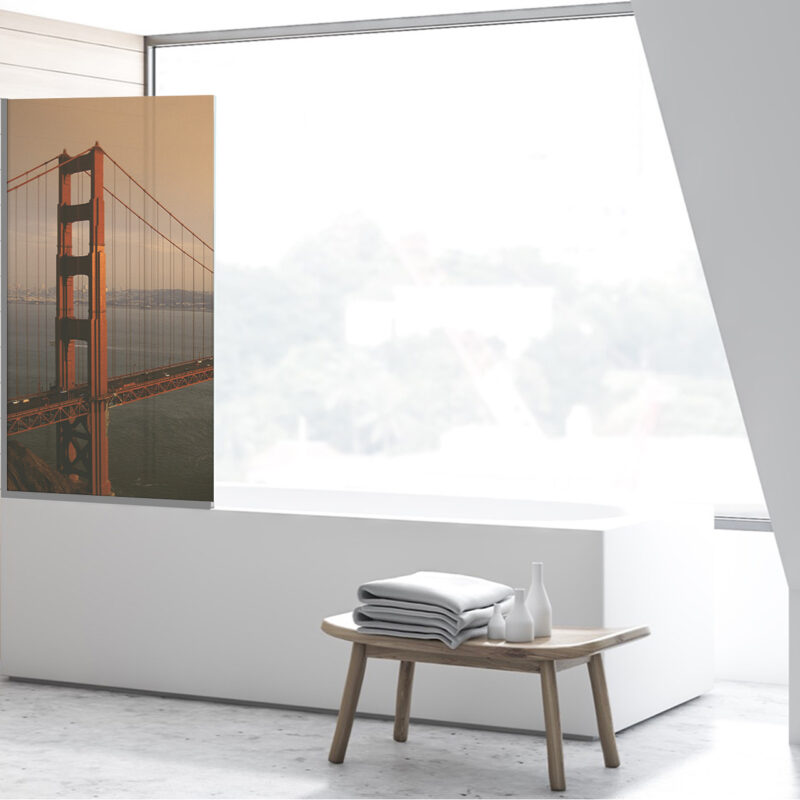 Duschtrennwand für Badewannen Golden Gate Bridge