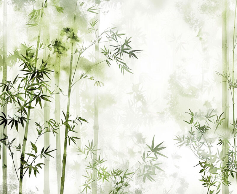 Bambuswald_240x250 Flächenvorhang Bambuswald