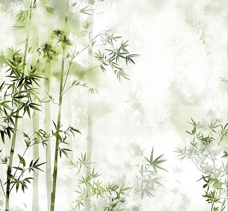 Bambuswald_240x250 Flächenvorhang Bambuswald