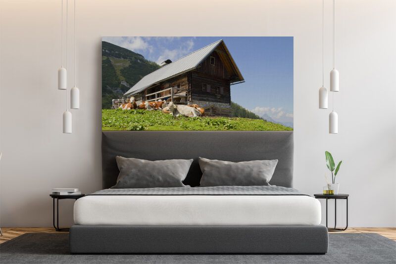 Bettkopfteil Almhütte