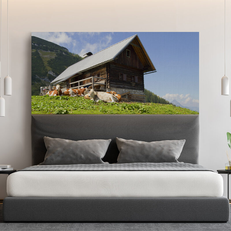 Bettkopfteil Almhütte