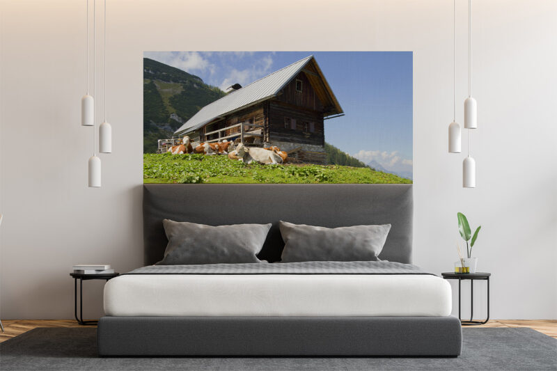 Bettkopfteil Almhütte