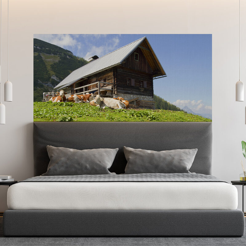 Bettkopfteil Almhütte