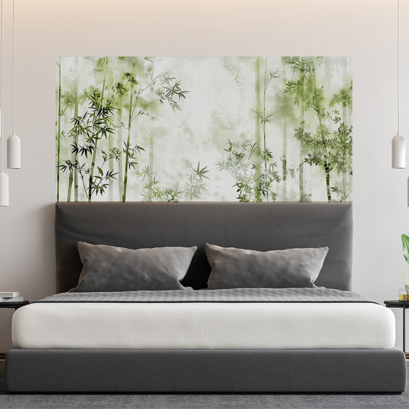 Bettkopfteil Bambuswald