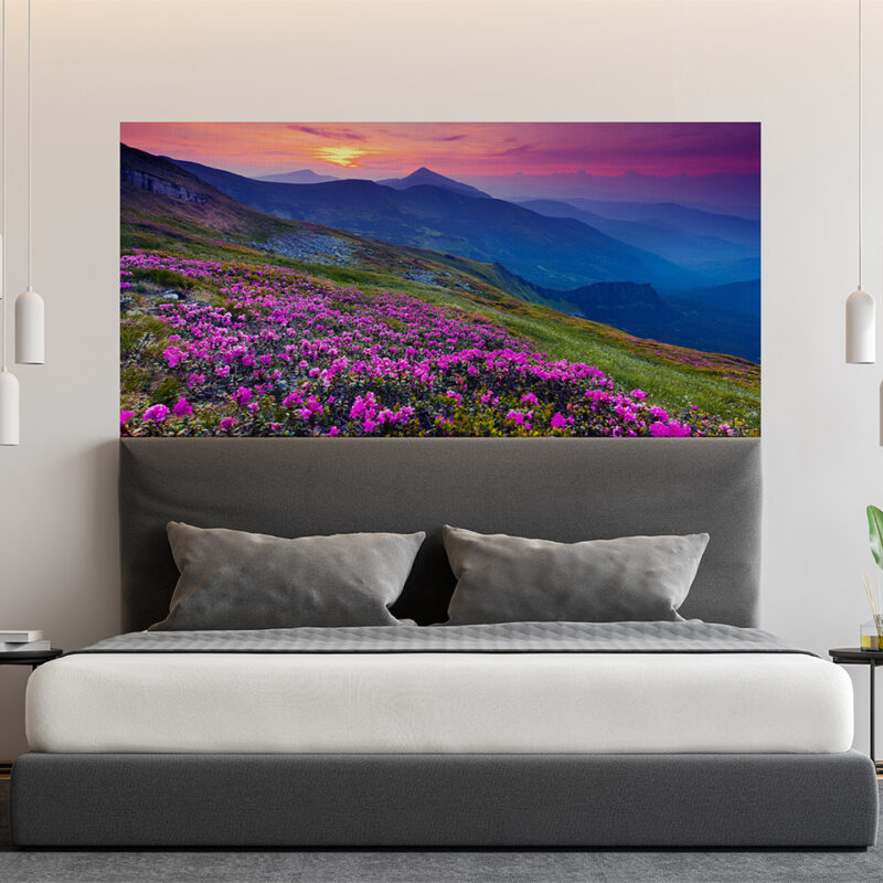 Bettkopfteil Bergpanorama