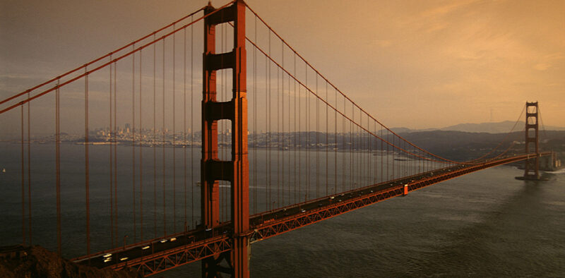 Bettkopfteil Golden Gate Bridge