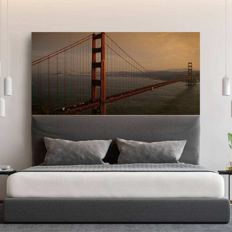 Bettkopfteil Golden Gate Bridge