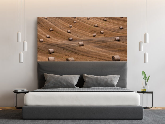 Bettkopfteil Heuballen