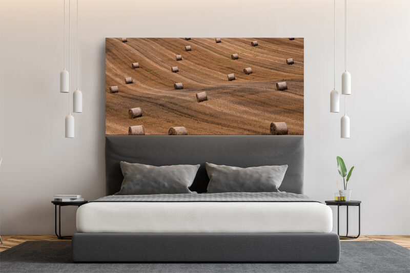 Bettkopfteil Heuballen