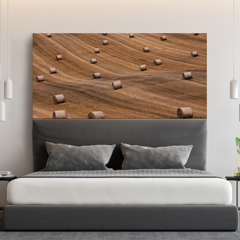 Bettkopfteil Heuballen