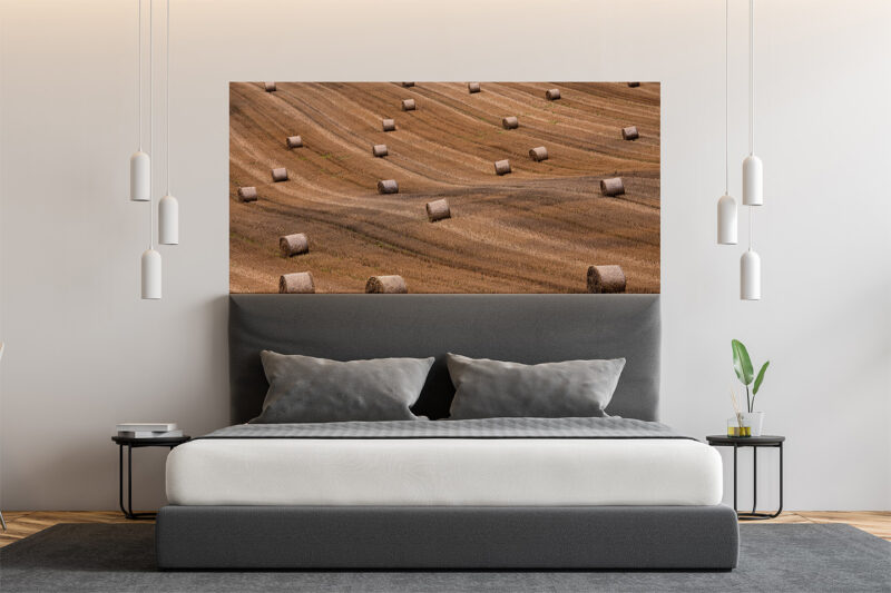 Bettkopfteil Heuballen