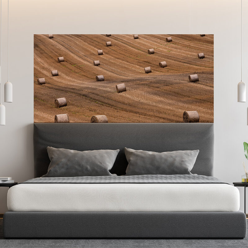 Bettkopfteil Heuballen