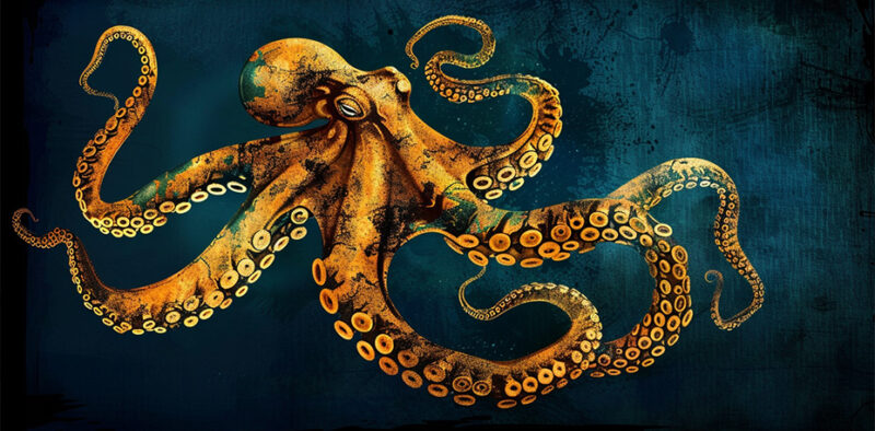 Bettkopfteil Tiefseewesen