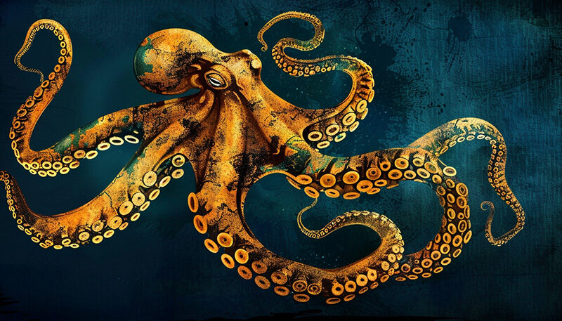 Bettkopfteil Tiefseewesen