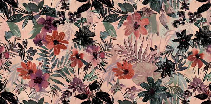 Bettkopfteil Floral Fusion