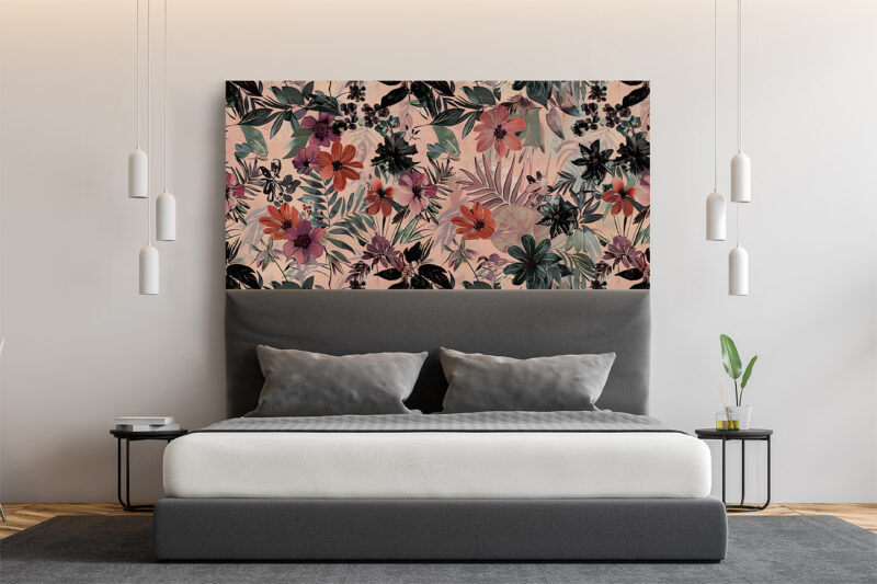 Bettkopfteil Floral Fusion