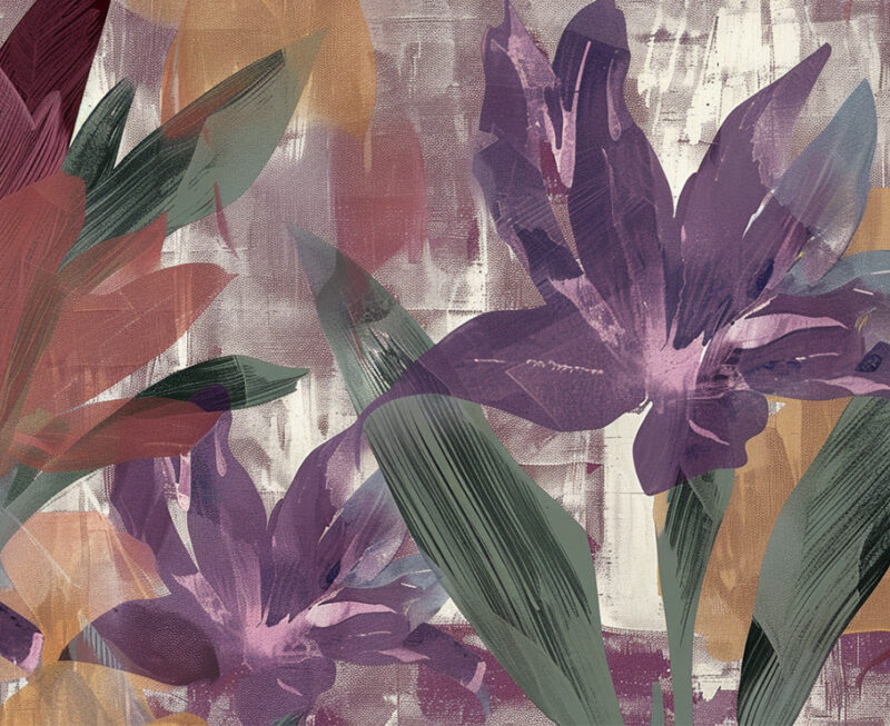 Flächenvorhang Bloom