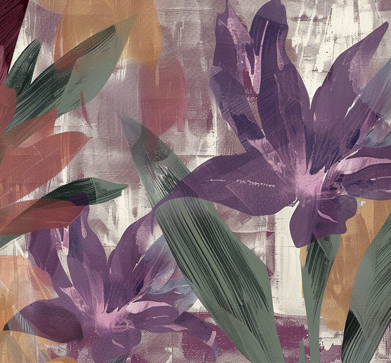 Flächenvorhang Bloom