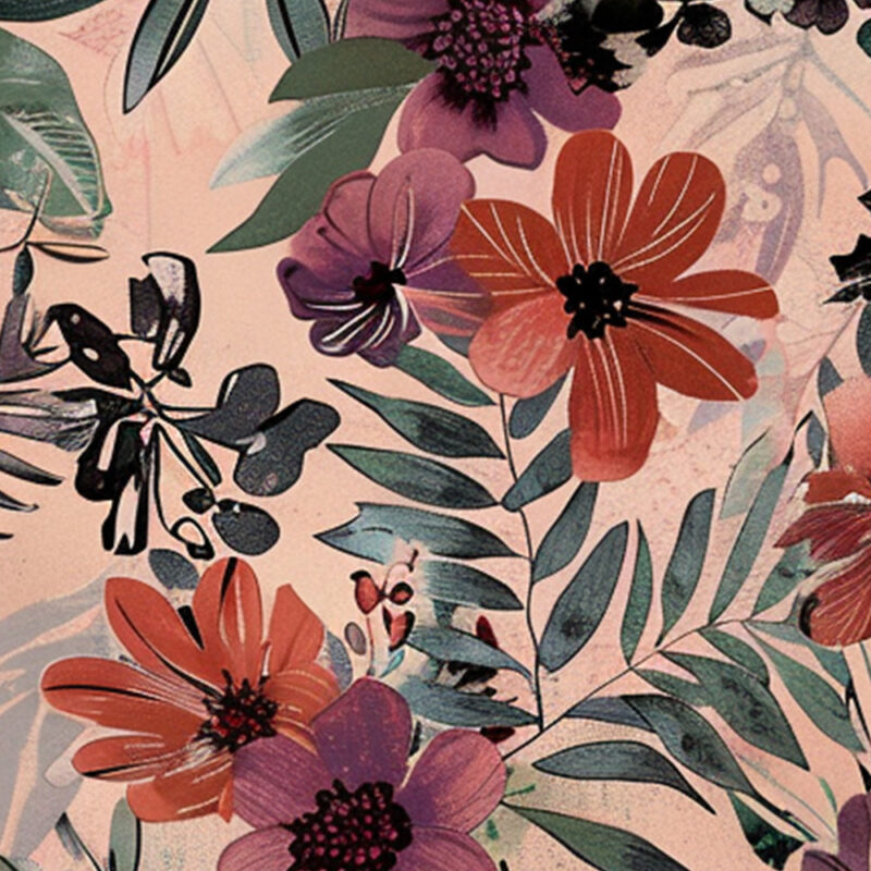 Tapete Floral Fusion