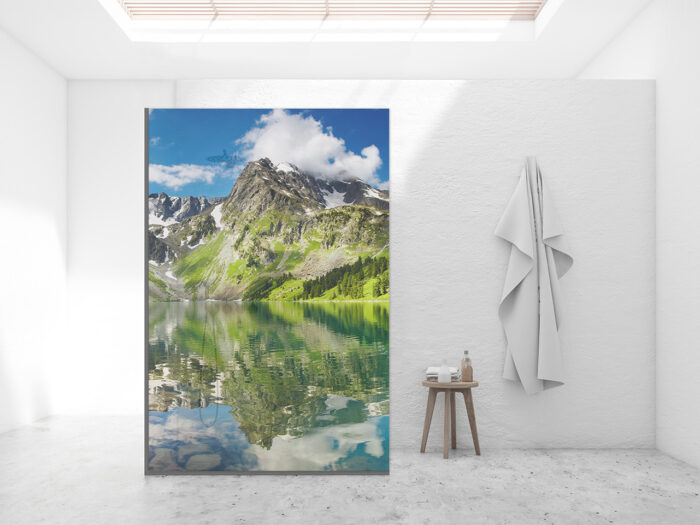 Duschtrennwand für Walk-in Duschen Berge