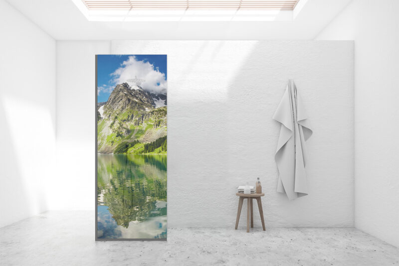 Duschtrennwand für Walk-in Duschen Berge