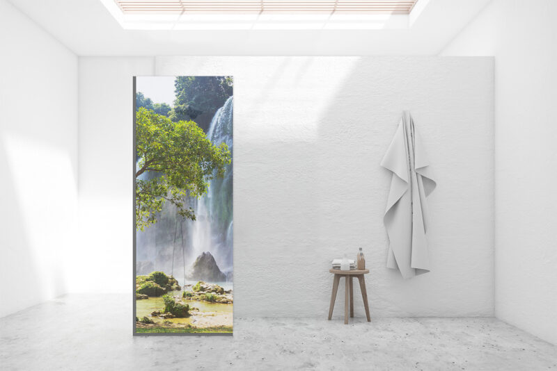 Duschtrennwand für Walk-in Duschen Ewiges Rauschen