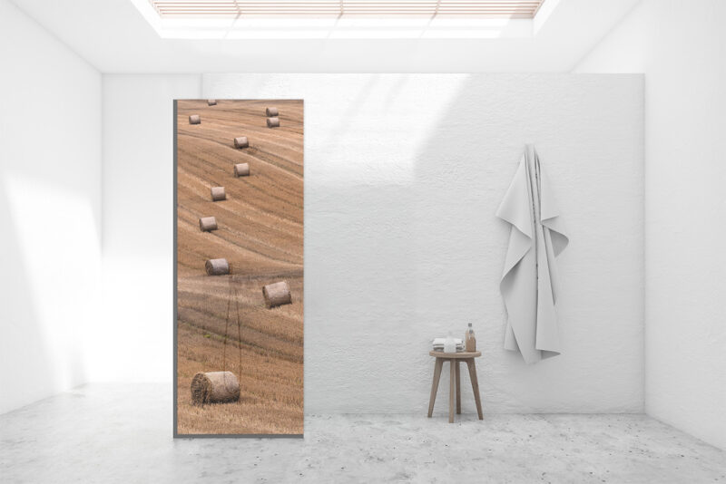 Duschtrennwand für Walk-in Duschen Heuballen