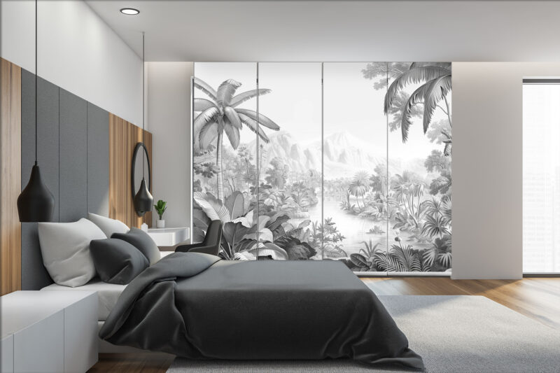 Flächenvorhang Fernes Tal