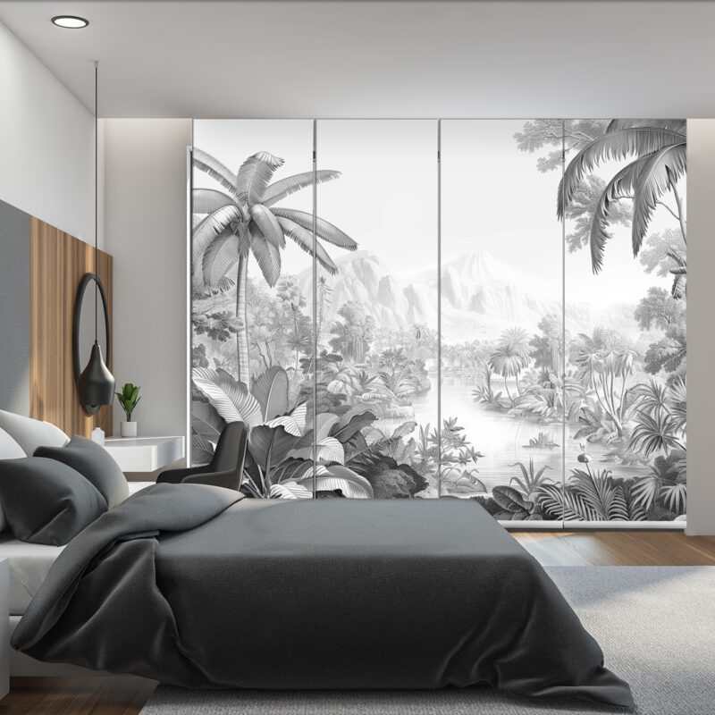 Flächenvorhang Fernes Tal