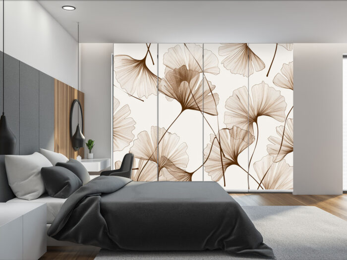 Flächenvorhang Ginkgo Studie