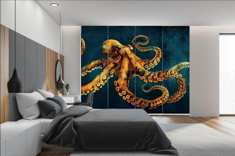 Flächenvorhang Tiefseewesen